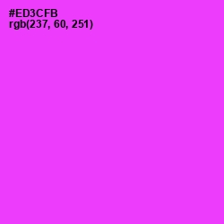 #ED3CFB - Razzle Dazzle Rose Color Image