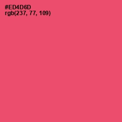 #ED4D6D - Mandy Color Image