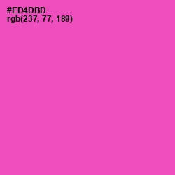 #ED4DBD - Brilliant Rose Color Image