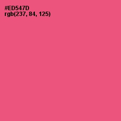 #ED547D - Wild Watermelon Color Image