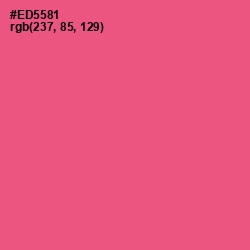 #ED5581 - French Rose Color Image