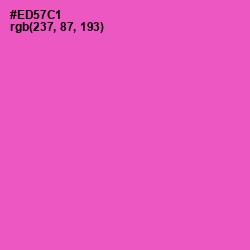 #ED57C1 - Orchid Color Image