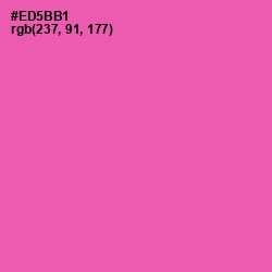 #ED5BB1 - Brilliant Rose Color Image