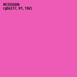 #ED5BB6 - Brilliant Rose Color Image