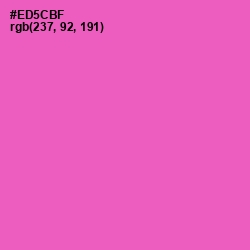 #ED5CBF - Brilliant Rose Color Image