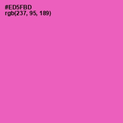 #ED5FBD - Brilliant Rose Color Image