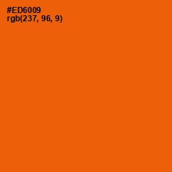 #ED6009 - Clementine Color Image