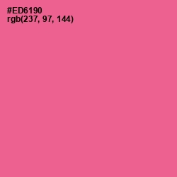 #ED6190 - Deep Blush Color Image