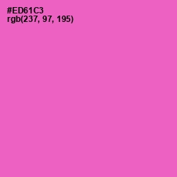 #ED61C3 - Orchid Color Image