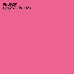 #ED6291 - Deep Blush Color Image