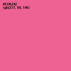 #ED6292 - Deep Blush Color Image
