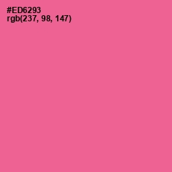 #ED6293 - Deep Blush Color Image