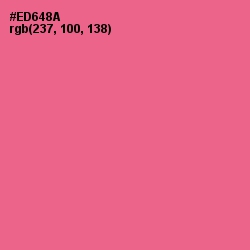 #ED648A - Froly Color Image