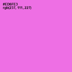 #ED6FE3 - Blush Pink Color Image