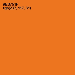 #ED751F - Tango Color Image