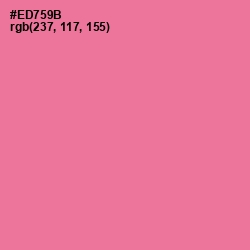 #ED759B - Deep Blush Color Image