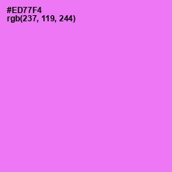 #ED77F4 - Blush Pink Color Image