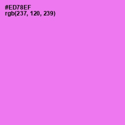 #ED78EF - Blush Pink Color Image