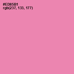 #ED85B1 - Carissma Color Image