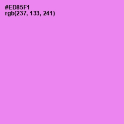 #ED85F1 - Lavender Magenta Color Image