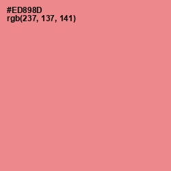 #ED898D - Geraldine Color Image