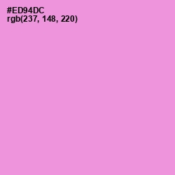 #ED94DC - Light Orchid Color Image