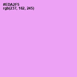 #EDA2F5 - Mauve Color Image