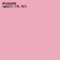 #EDAABB - Shilo Color Image