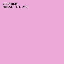 #EDABDB - Lavender Pink Color Image