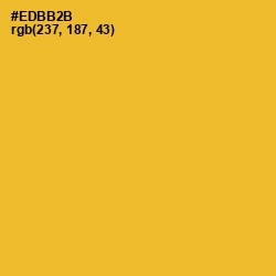 #EDBB2B - Tulip Tree Color Image
