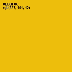 #EDBF0C - Corn Color Image