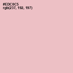 #EDC0C5 - Pink Flare Color Image
