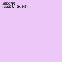 #EDC7F7 - French Lilac Color Image