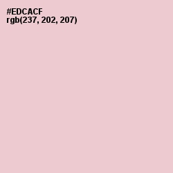 #EDCACF - Oyster Pink Color Image