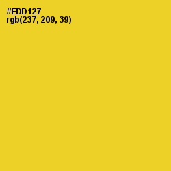 #EDD127 - Sunflower Color Image