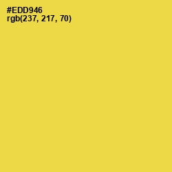 #EDD946 - Confetti Color Image