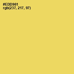 #EDD961 - Goldenrod Color Image