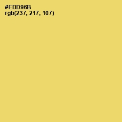 #EDD96B - Goldenrod Color Image