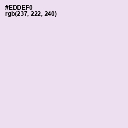 #EDDEF0 - Snuff Color Image