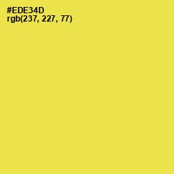 #EDE34D - Starship Color Image