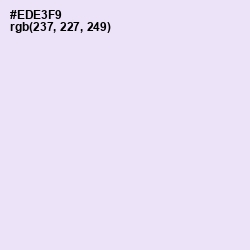 #EDE3F9 - Blue Chalk Color Image