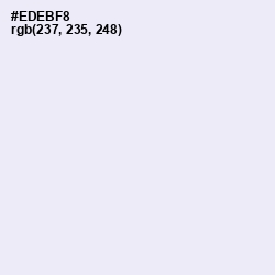 #EDEBF8 - Selago Color Image
