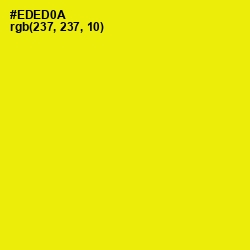 #EDED0A - Lemon Color Image