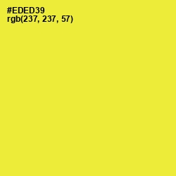 #EDED39 - Golden Fizz Color Image