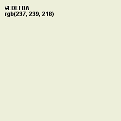 #EDEFDA - White Rock Color Image