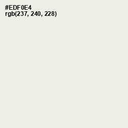 #EDF0E4 - Gin Color Image