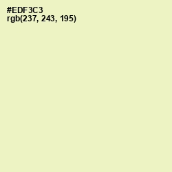 #EDF3C3 - Tusk Color Image