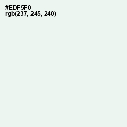 #EDF5F0 - Porcelain Color Image