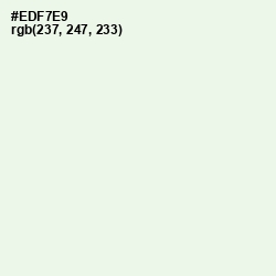 #EDF7E9 - Panache Color Image