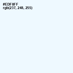 #EDF8FF - Twilight Blue Color Image